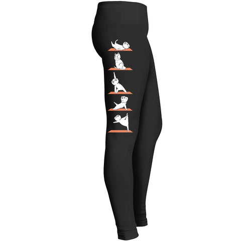 Westie Yoga Leggings Leggings