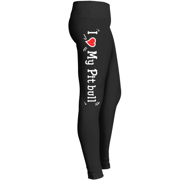 I Love My Pit Bull Leggings