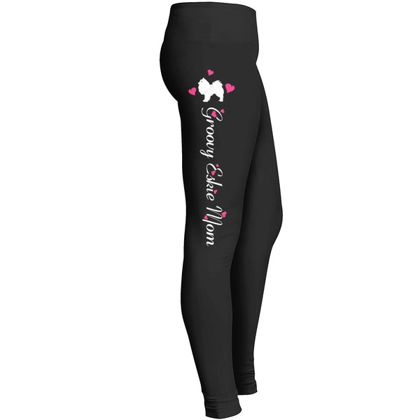 Groovy Eskie Mom Leggings
