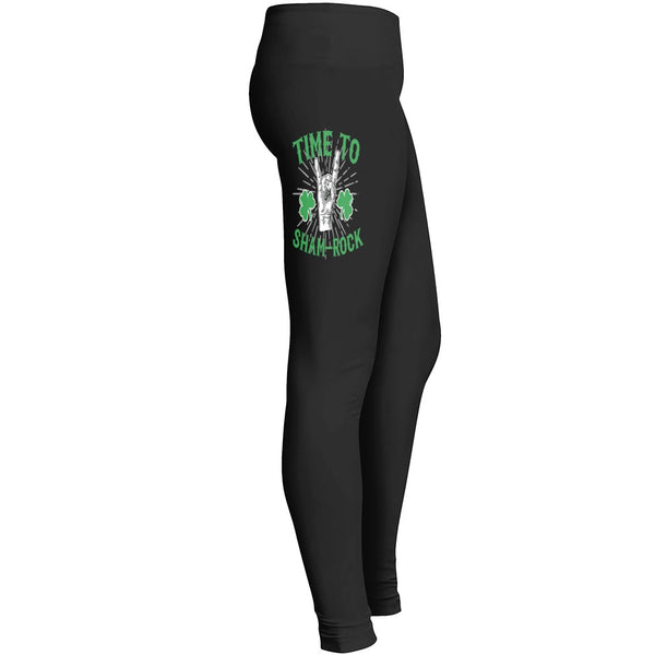 St Patricks Day Shamrock Leggings Leggings