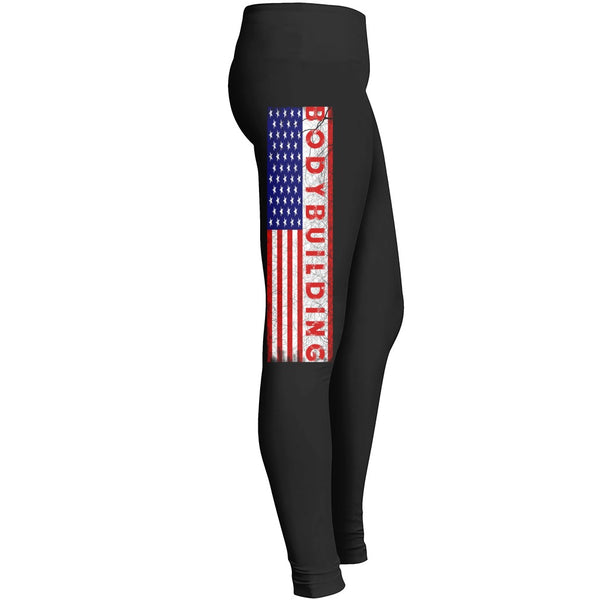 Bodybuilding Usa Flag Leggings Leggings