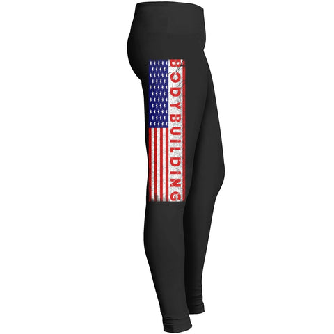 Bodybuilding Usa Flag Leggings Leggings