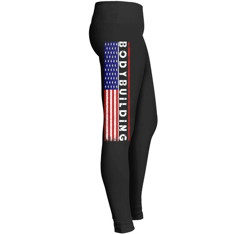 Bodybulding Usa Flag Leggings Leggings