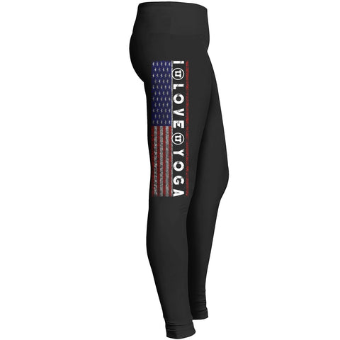 Yoga Usa Flag Leggings Leggings