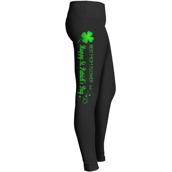 Best Mom Flower St.patricks Day Leggings Leggings