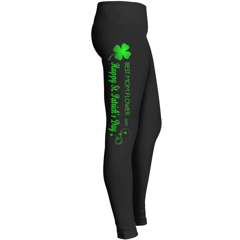 Best Mom Flower St.patricks Day Leggings Leggings