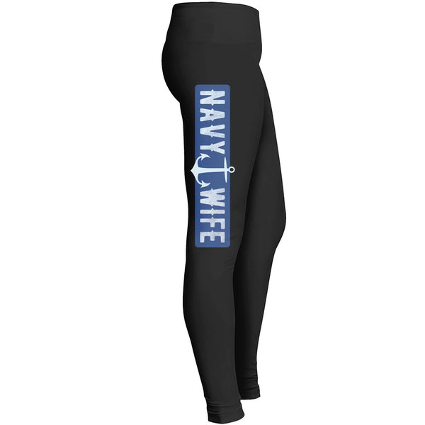 Navy Wife Leggings Leggings