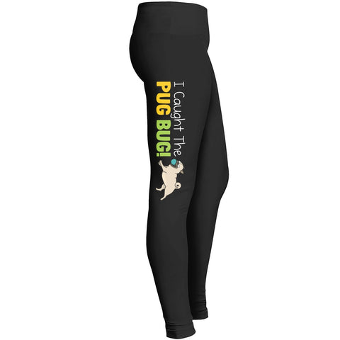 I Caught The Pug Bug Cute Pug Leggings Leggings