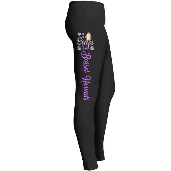 Sleep With Basset Hounds Leggings