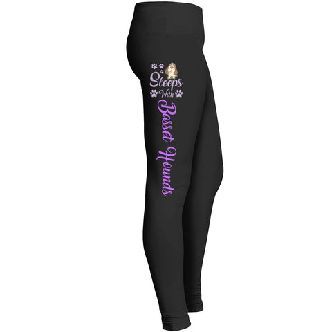 Sleep With Basset Hounds Leggings