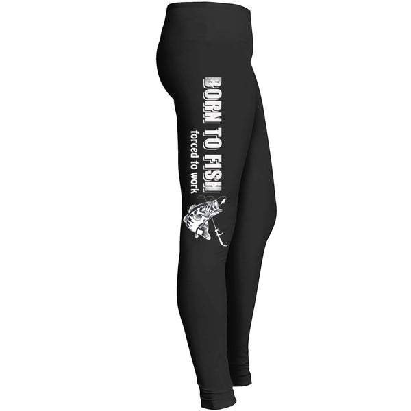 Born To Fish Forced To Work 2 Leggings