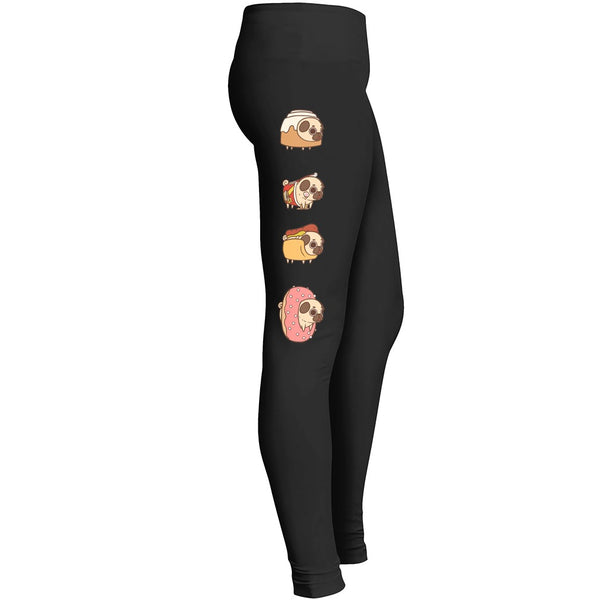 Pug Food Leggings