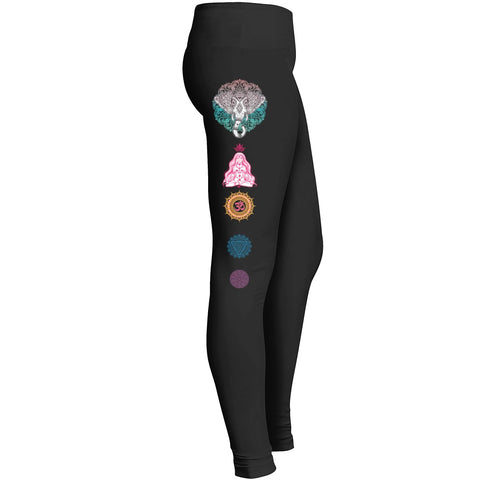 Seed Of Life Chakra Leggings - Sacred Geometry Clothing - Flower Of Life - Yoga Wear - Womens Leggi Leggings