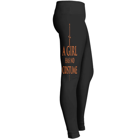 A-girl-has-no-costume-halloween Leng Leggings