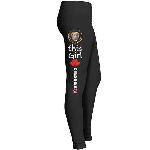 Chesapeake Bay Retriever This Girl Loves Chessies Leggings