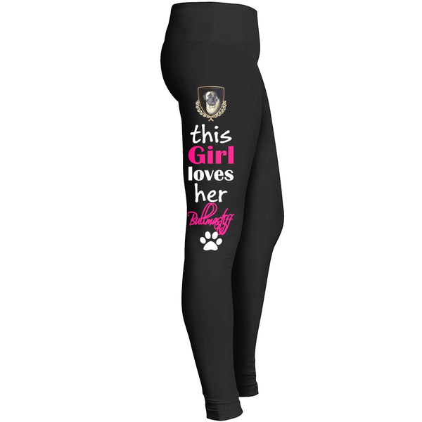 Bullmastiff This Girl Loves Her Bullmastiff Leggings
