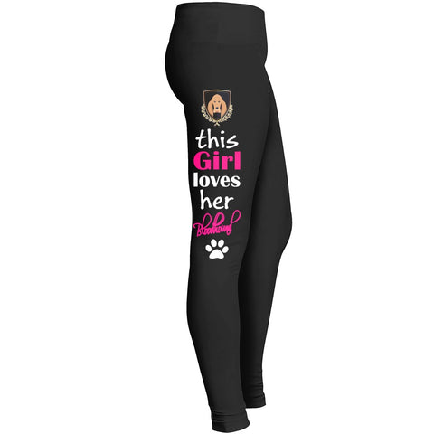 Bloodhound This Girl Loves Her Bloodhound Leggings