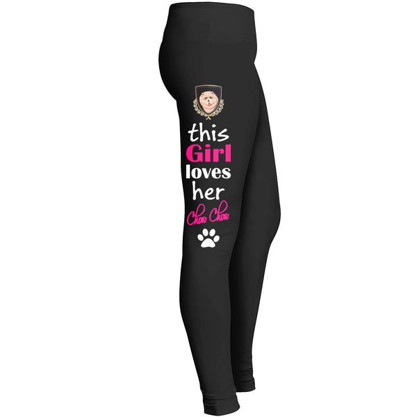 Chow Chow This Girl Loves Her Chow Chow Leggings