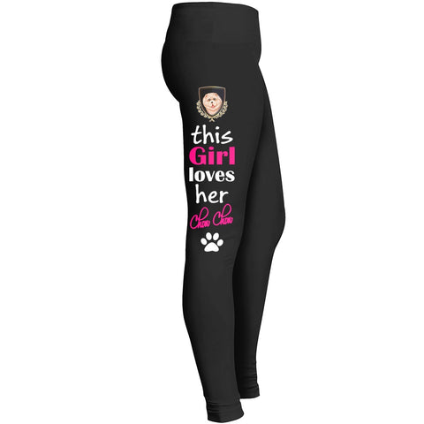 Chow Chow This Girl Loves Her Chow Chow Leggings