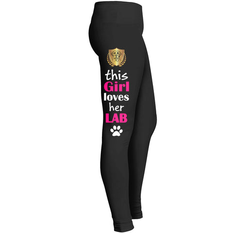 Labrador Retriever This Girl Loves Her Lab Leggings