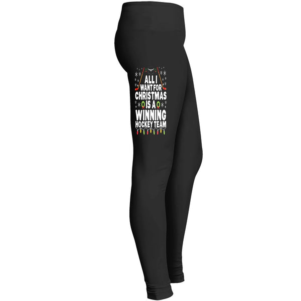 Legging - Winning Hockey Teamchristmas T-shirt Copy Leggings