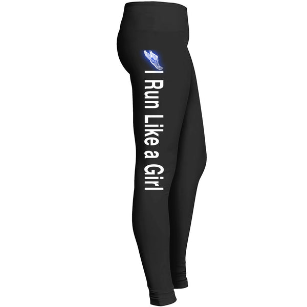 Christmas I Run Like A Girl Leggings