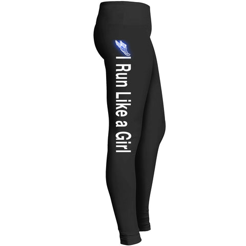 Christmas I Run Like A Girl Leggings