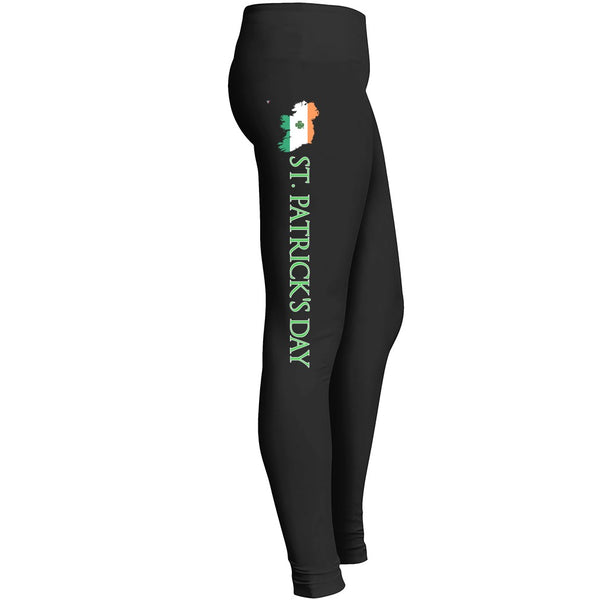 Saint Patrick Day Leggings Ireland Clover Leggings