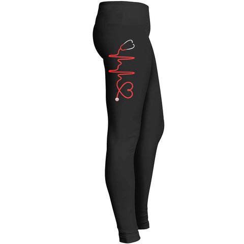 Nurse Heartbeat Leggings