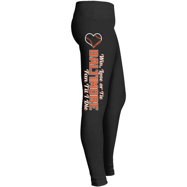 Baltimore Win Lose Or Tie Leggings 