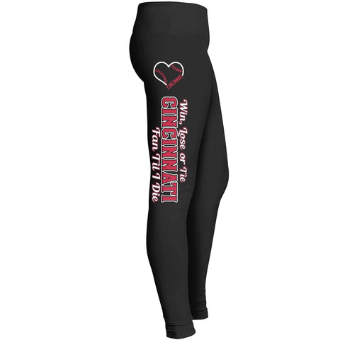 Cincinnati Win Lose Or Tie Leggings 