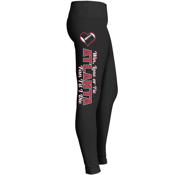 Atlanta Win Lose Or Tie Love Leggings Leggings