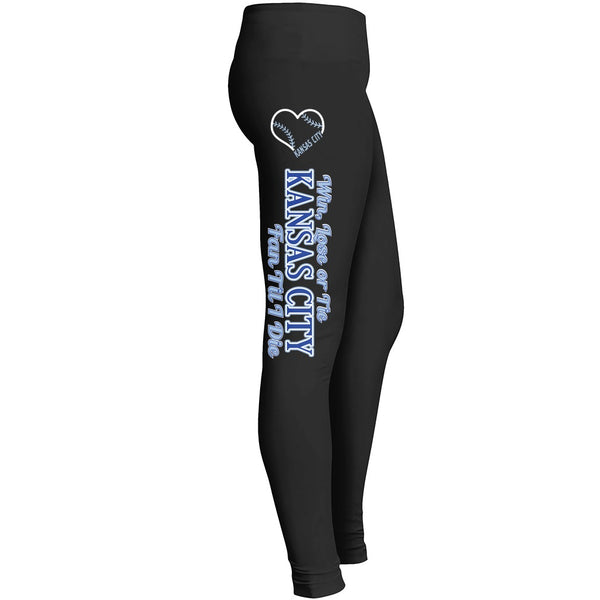 Kansas City Win Lose Or Tie Leggings 