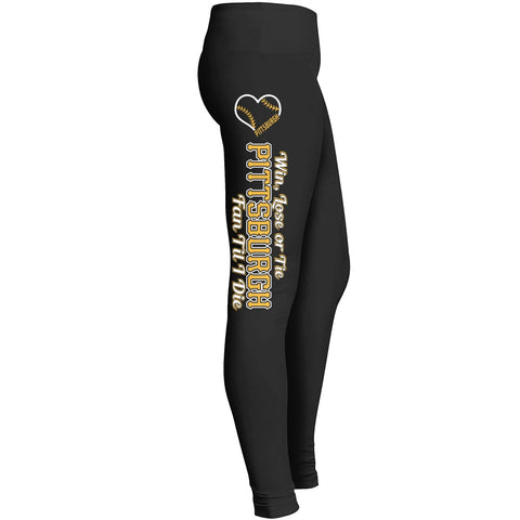 Pittsburgh Win Lose Or Tie Leggings 