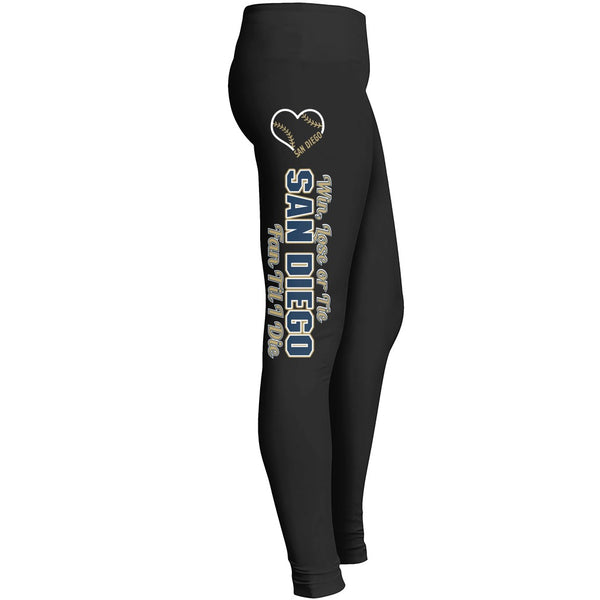 San Diego Win Lose Or Tie Leggings 