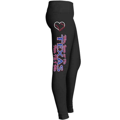 Texas Win Lose Or Tie Leggings 