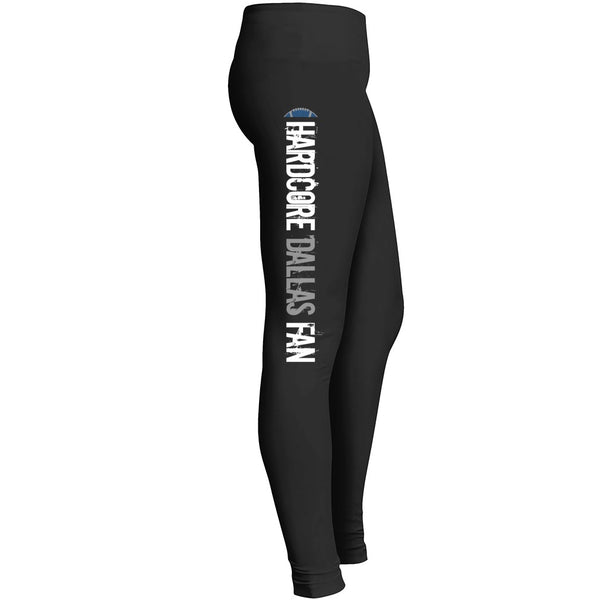 Hardcore Dallas Fan Football Leggings Leggings