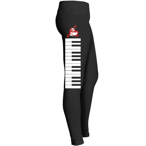 Music Piano Keys Leggings 