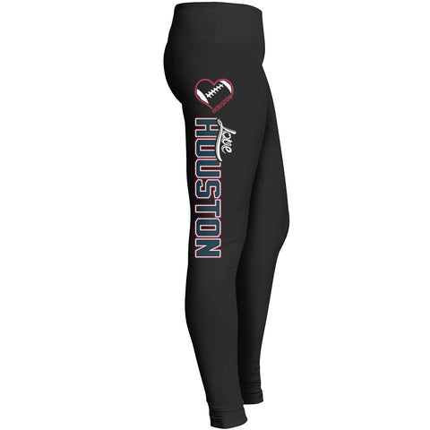 Love Houston Football Leggings Leggings