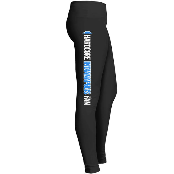 Hardcore Indianapolis Fan Football Leggings Leggings
