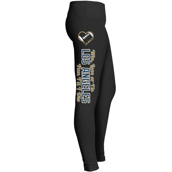 Los Angeles Win Lose Or Tie Football Leggings Leggings