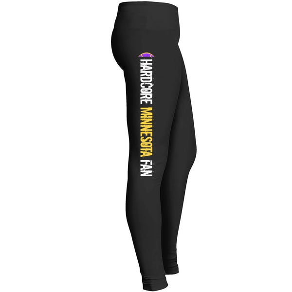 Hardcore Minnesota Fan Football Leggings Leggings