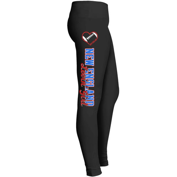 New England Lovin Girl Football Leggings Leggings