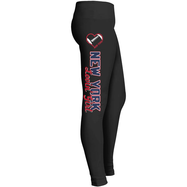 New York G Lovin Girl Football Leggings Leggings