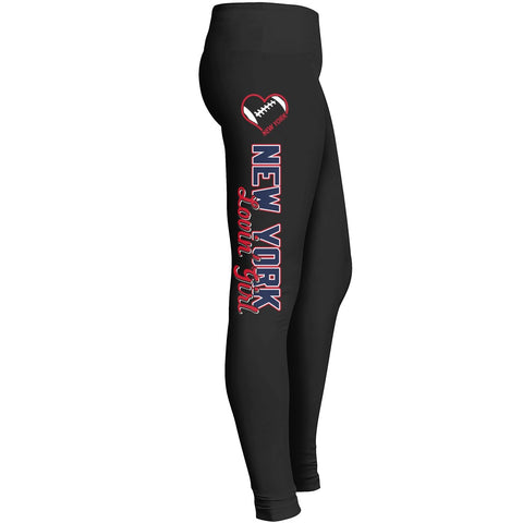 New York G Lovin Girl Football Leggings Leggings