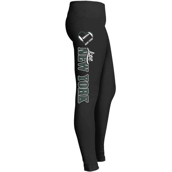 Love New York J Football Leggings Leggings