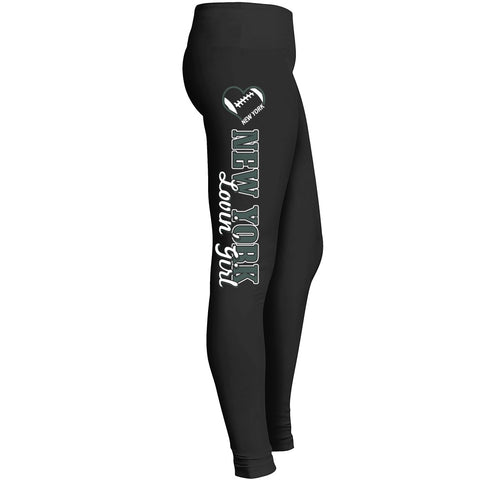 New York J Lovin Girl Football Leggings Leggings
