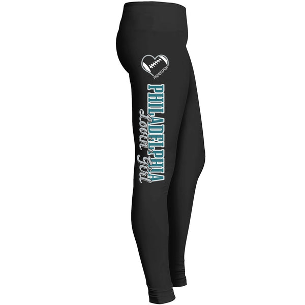 Philadelphia Lovin Girl Football Leggings Leggings