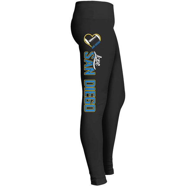 Love San Diego Football Leggings Leggings