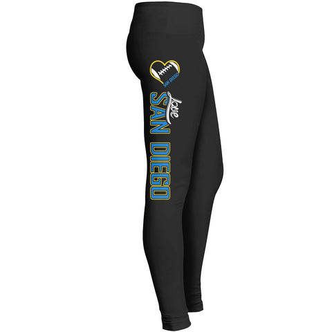 Love San Diego Football Leggings Leggings